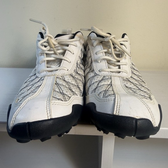 FootJoy FJ Superlites Spikeless Golf Shoes 98951 US 6.5 M Women Mesh White Black - Picture 4 of 10